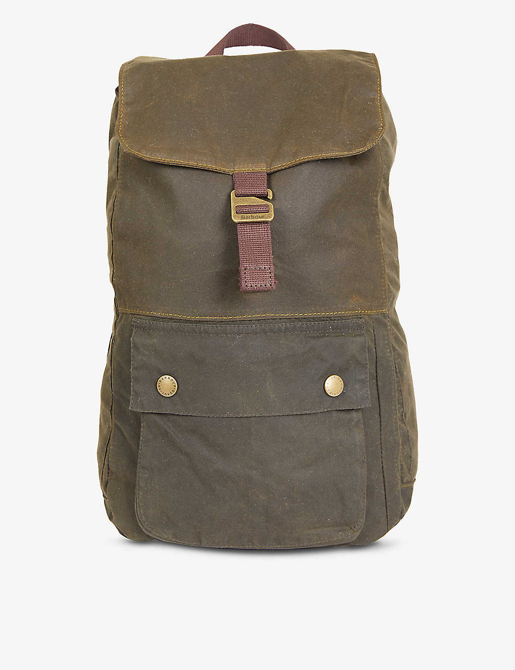 Re-Loved waxed-cotton backpack(9438594)