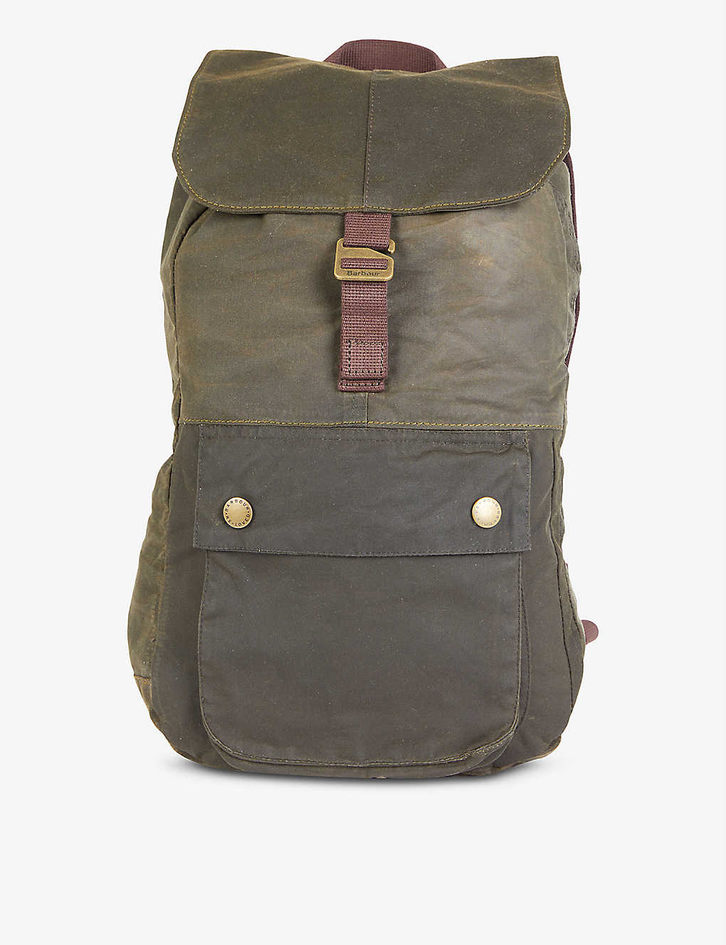Re-Loved waxed-cotton backpack(9438582)