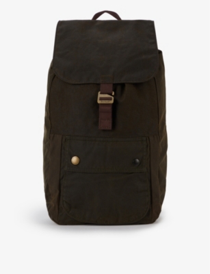Re-Loved waxed-cotton backpack(9439910)