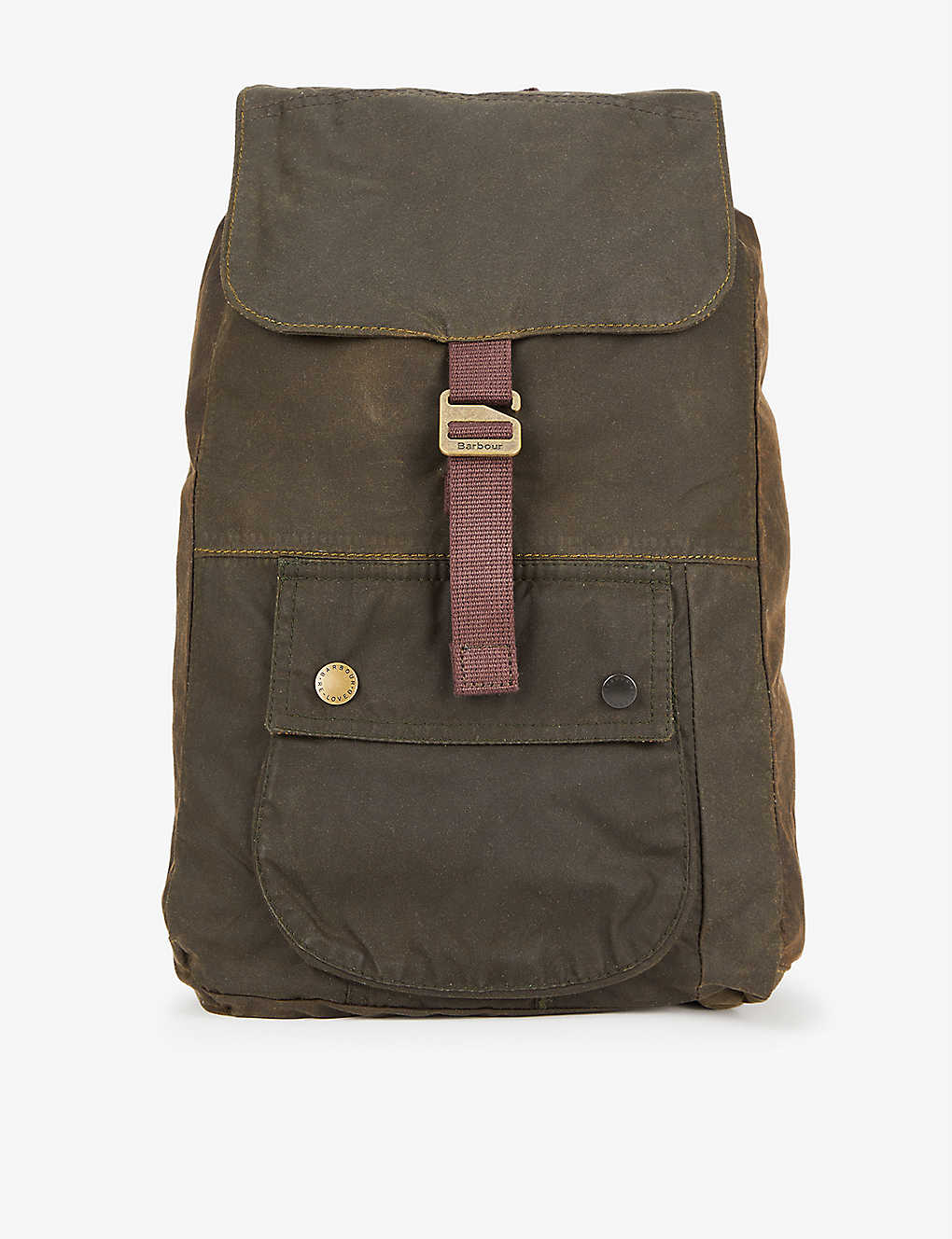 Re-Loved waxed-cotton backpack(9436817)