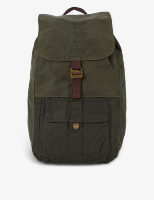 Re-Loved waxed-cotton backpack(9440429)