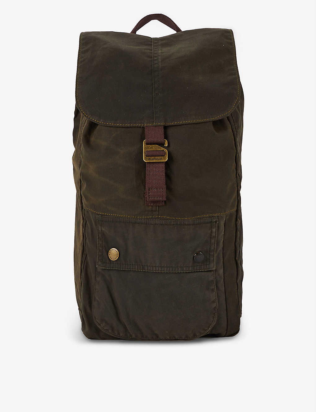 Re-Loved waxed-cotton backpack(9441266)