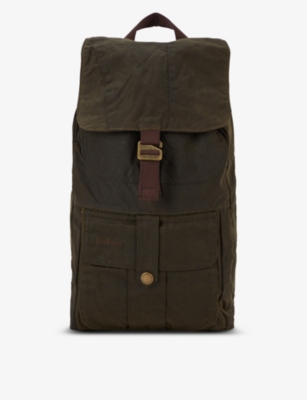 Re-Loved waxed-cotton backpack(9441268)