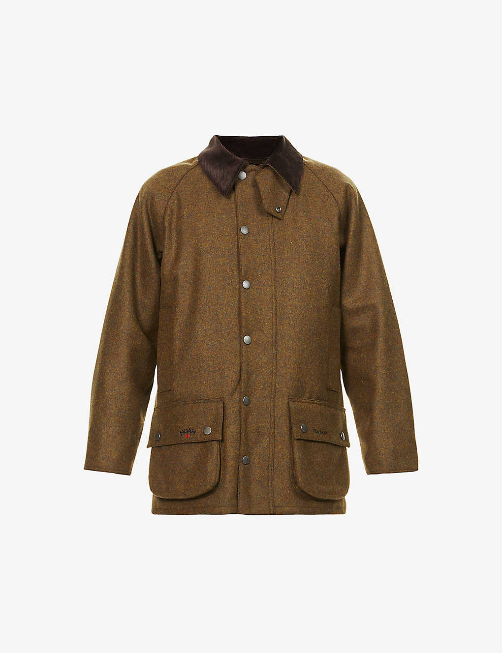 Barbour X Noah Beaufort zip-up wool jacket(9447788)