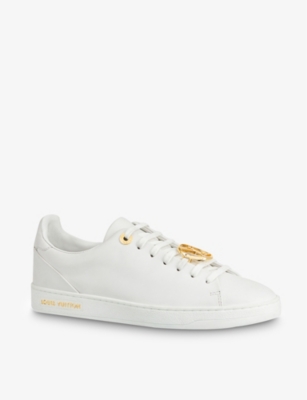 Front Row brand-badge leather low-top trainers(9410817)