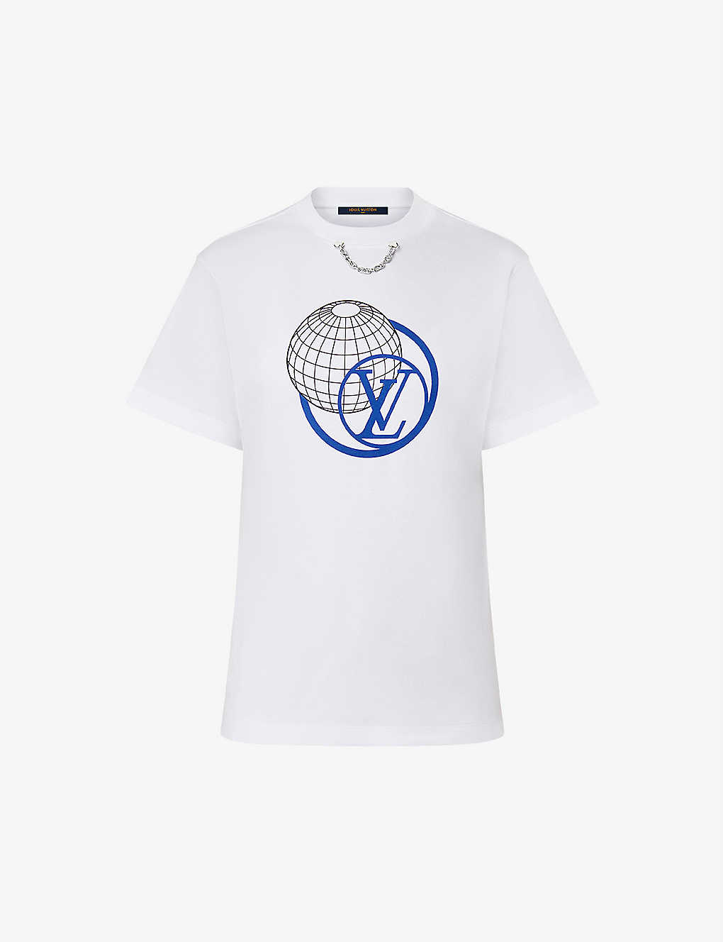 Globe graphic-print cotton-jersey T-shirt(9410770)