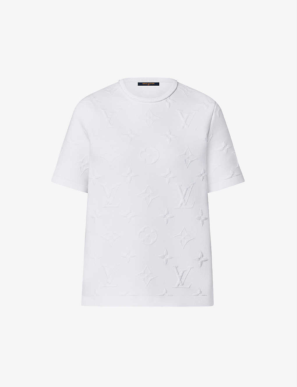 Logo-embossed cotton-blend T-shirt(9410788)