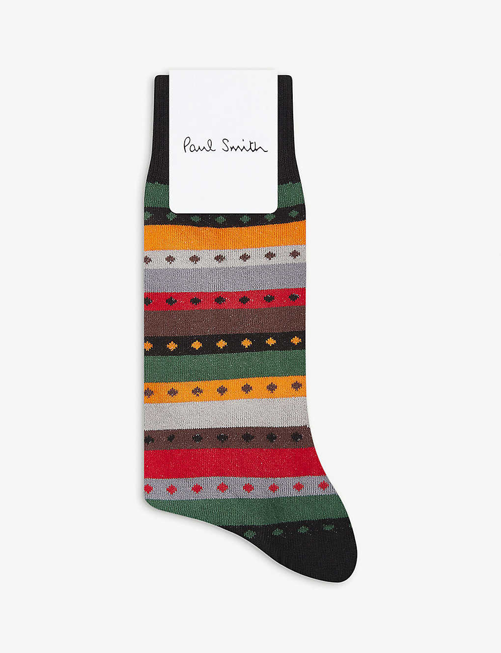 Ugo striped cotton-blend socks(9423875)