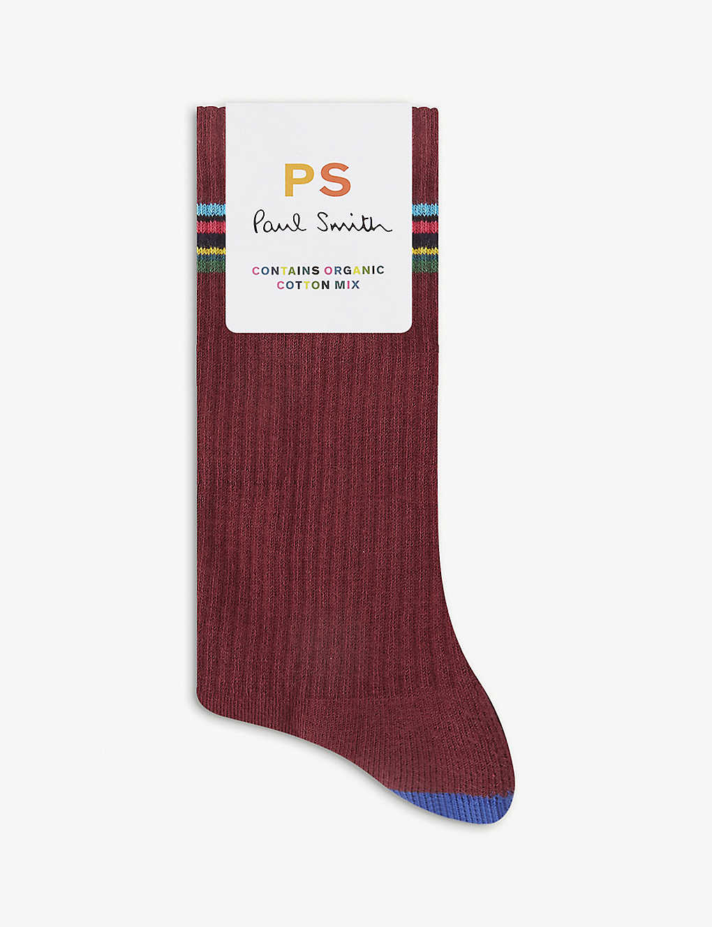Sports Stripe stretch cotton-blend socks(9455166)