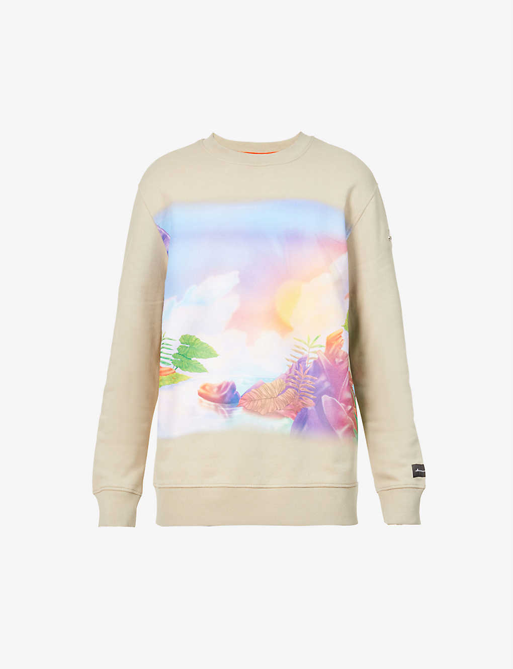 Graphic-print cotton-jersey sweatshirt(9448691)