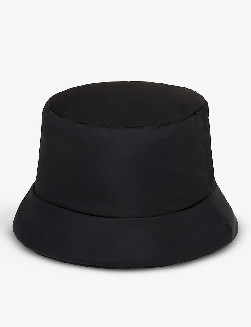 Re-Nylon logo-plaque recycled-polyamide bucket hat(9403079)