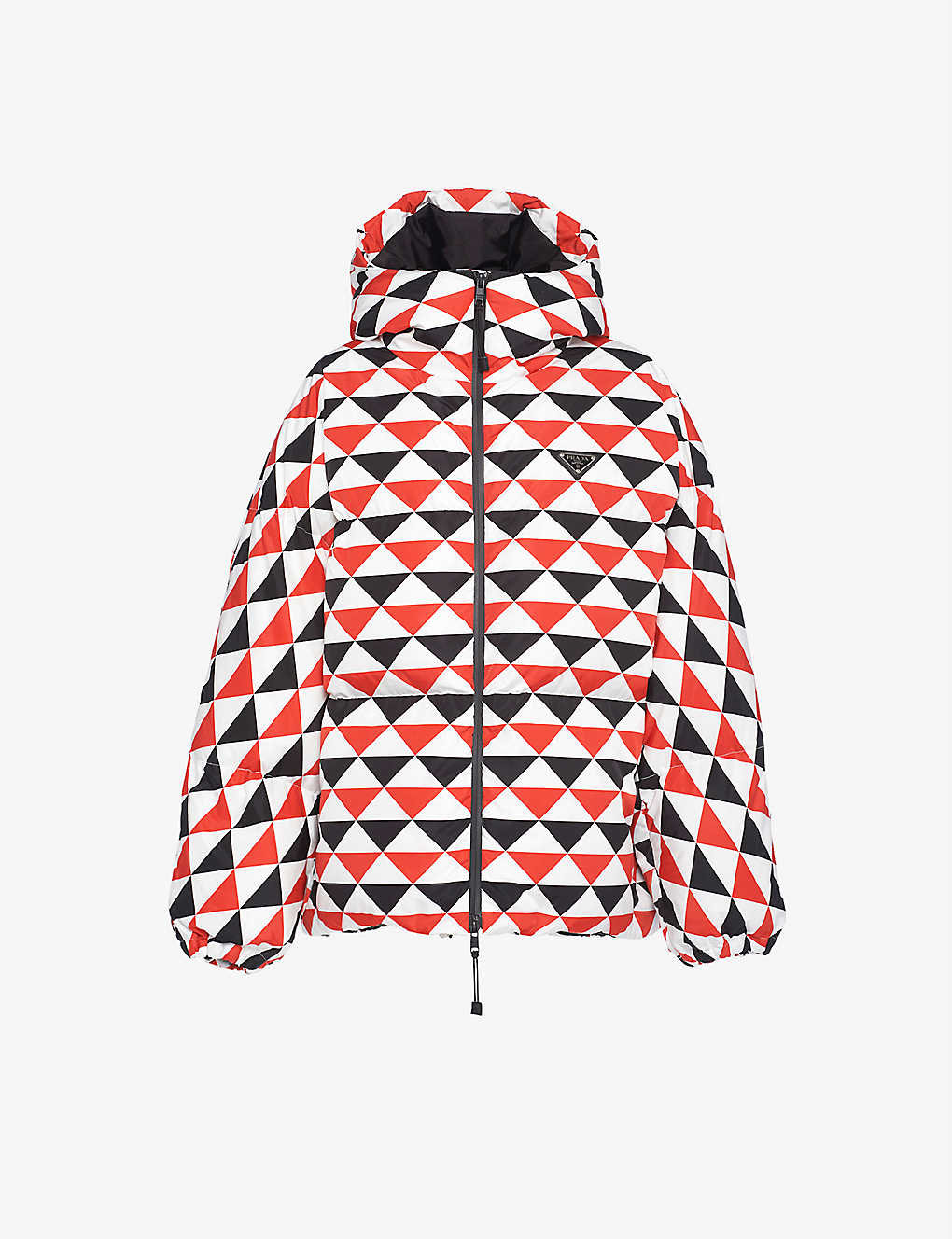 Geometric-print recycled-nylon jacket(9413257)