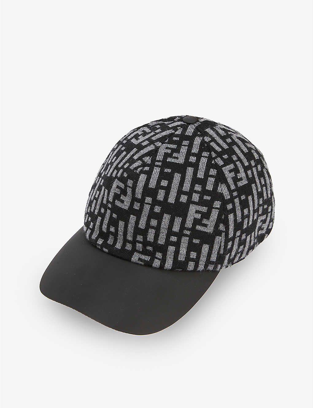 Brand-print contrast-brim knitted cap(9431316)