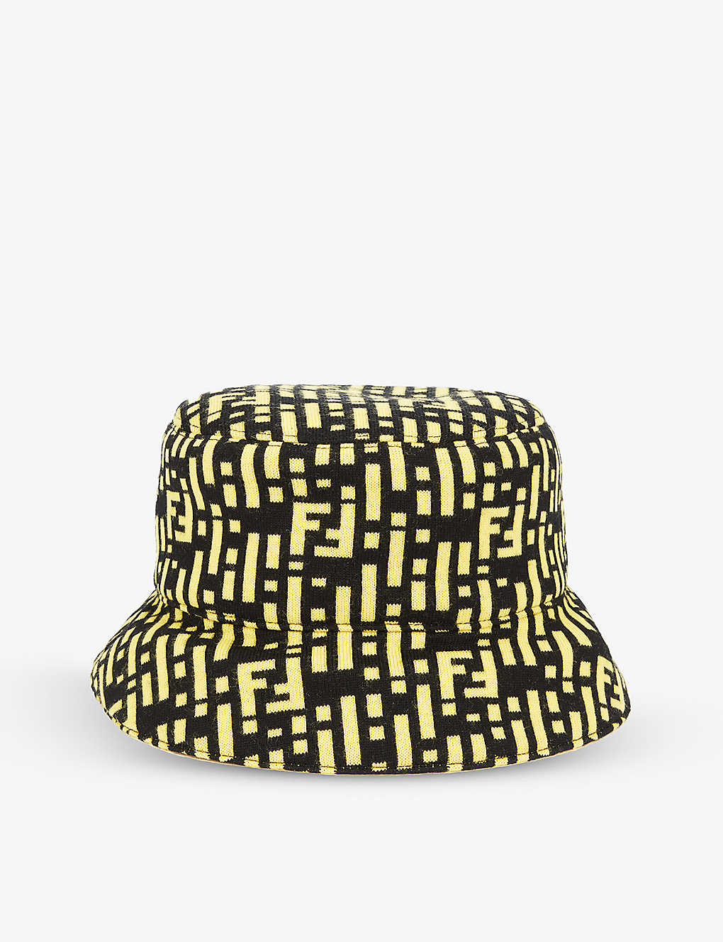 Logo-embroidered curved-brim wool bucket hat(9429693)