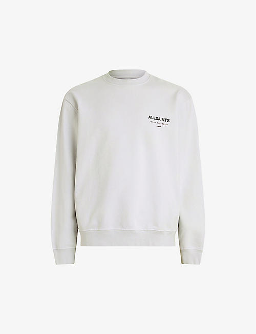 ALLSAINTS: Underground graphic-print cotton sweatshirt