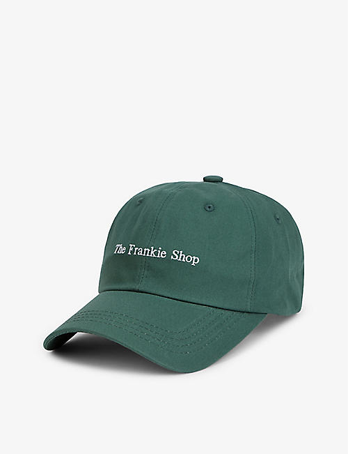 FRANKIE SHOP: Logo-embroidered cotton-twill baseball cap