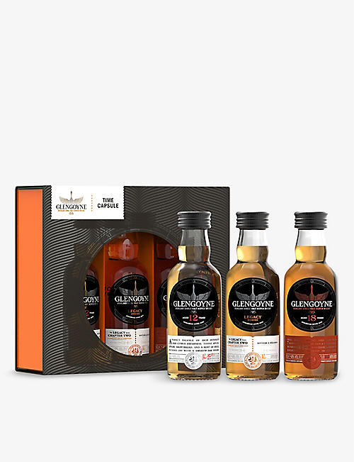 GLENGOYNE: Time Capsule whisky miniature set 3x50ml