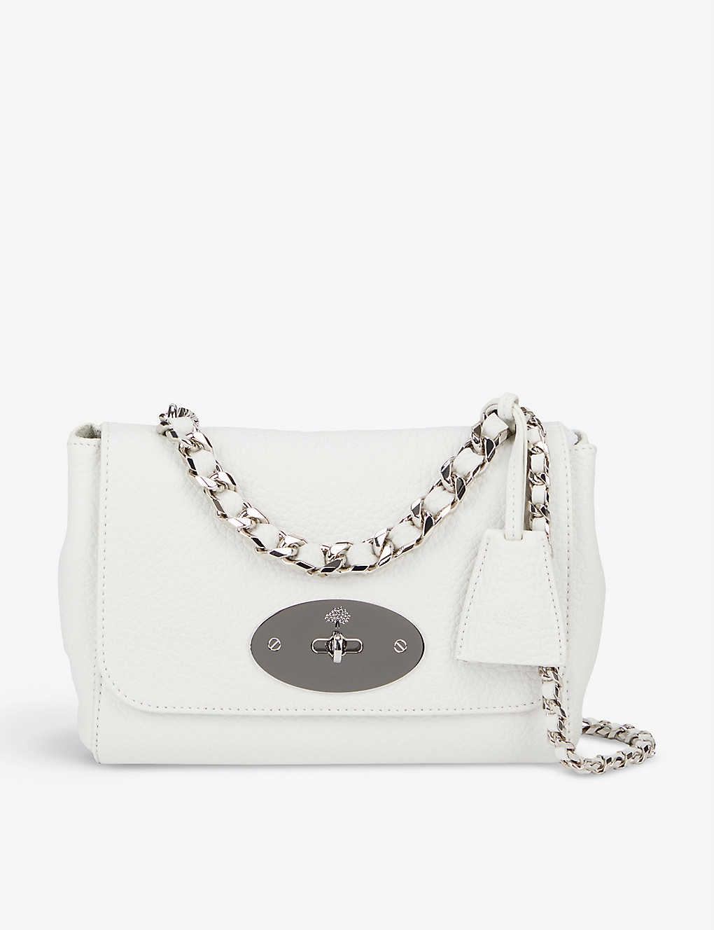 Lily grained leather top-handle bag(9481180)