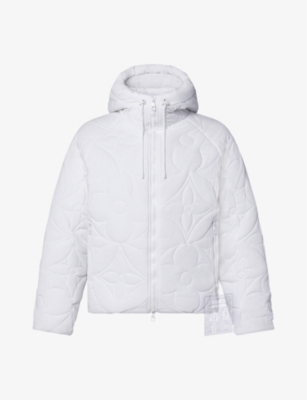 Monogram-quilted hooded shell jacket(9437985)