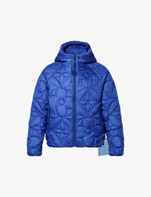 Monogram-quilted hooded shell jacket(9437991)