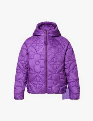 Monogram-quilted hooded shell jacket(9437995)