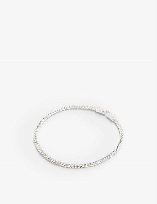 TOM WOOD: Curb-chain sterling-silver bracelet
