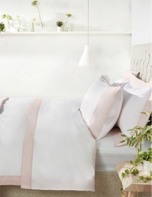 THE WHITE COMPANY: Portobello single cotton flat sheet