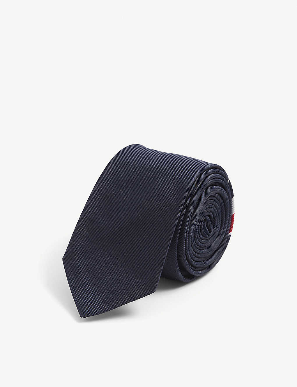 Striped slim-blade silk-blend tie(9487671)