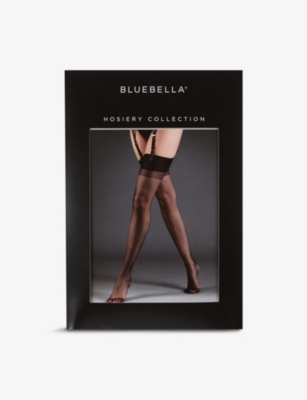 BLUEBELLA: Plain semi-sheer stretch-woven stockings