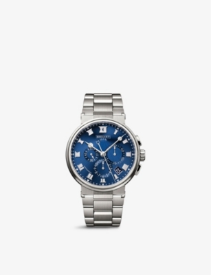 BREGUET: 5527TI/Y1/TW0 Marine Chronograph titanium automatic watch