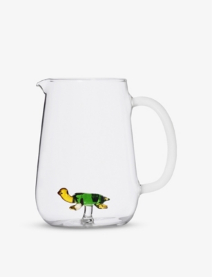 ICHENDORF: Animal Farm glass pitcher 18cm