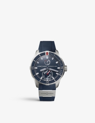 ULYSSE NARDIN: 1183-170-3/93 Diver titanium and rubber automatic watch