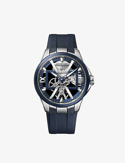 ULYSSE NARDIN: 3713-260-3/03 Blast Skeleton X titanium watch