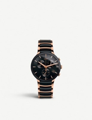 RADO: R30187172 Centrix stainless-steel and ceramic quartz watch