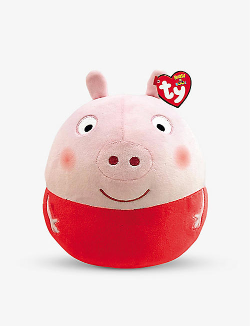TY: Peppa Pig Squish-a-Boo soft toy 30cm