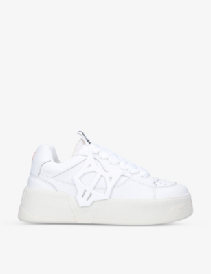 Naked Wolfe Kosa Wolfe Appliqu Low Top Leather Trainers Selfridges