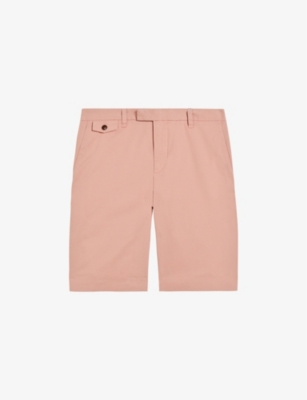 TED BAKER: Ashfrd regular-fit stretch cotton-blend chino shorts