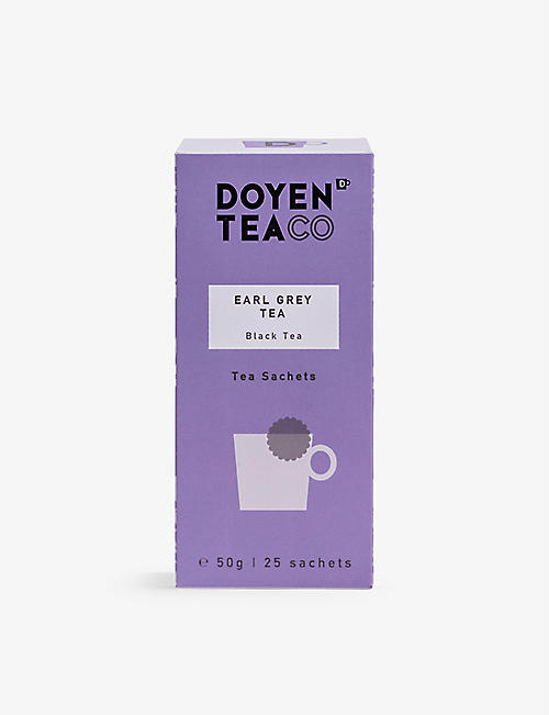 DOYEN TEA CO: Doyen Tea Co. Earl Grey teabags box of 25 50g