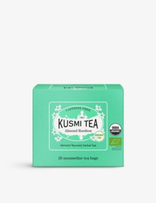 KUSMI TEA: Almond Rooibos organic teabags box of 20 40g