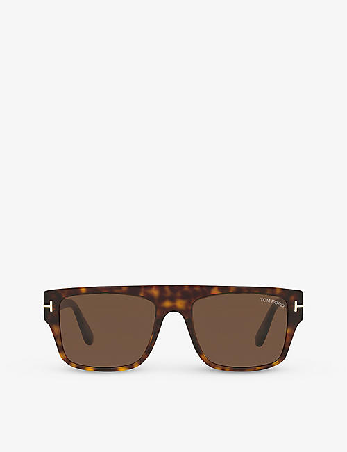 TOM FORD: FT0907 Dunning square-frame acetate sunglasses