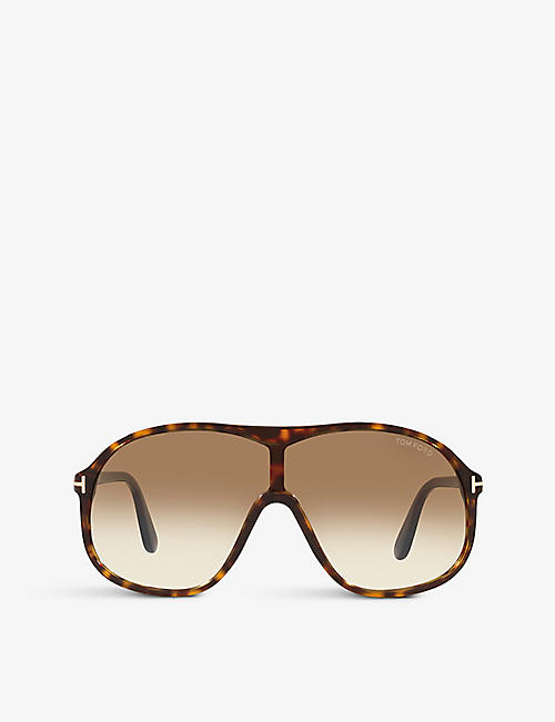 TOM FORD: FT0964 Drew aviator-frame acetate sunglasses