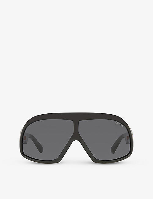 TOM FORD: FT0965 Cassius pilot-frame plastic sunglasses