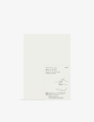 MIDORI: Blank cotton-paper A4 pad 21cm x 14.8cm