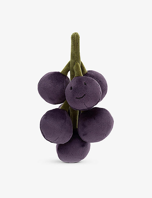 JELLYCAT: Fabulous Fruit Grapes soft toy 15cm