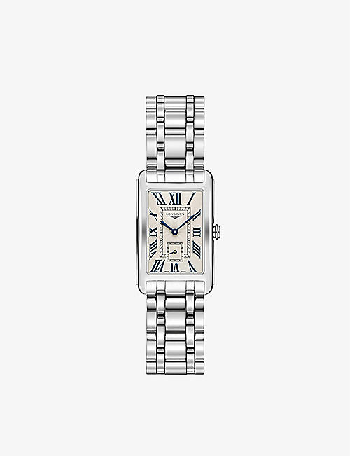 LONGINES: L5.512.4.71.6 Dolcevita stainless steel quartz watch