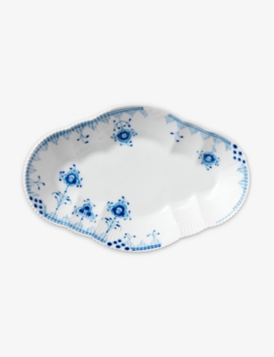 ROYAL COPENHAGEN: Blue Elements porcelain dish 23cm