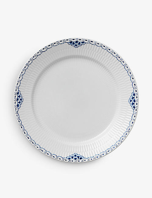 ROYAL COPENHAGEN: Princess hand-painted porcelain plate 27cm