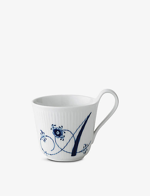 ROYAL COPENHAGEN: Alphabet A hand-painted porcelain mug 330ml