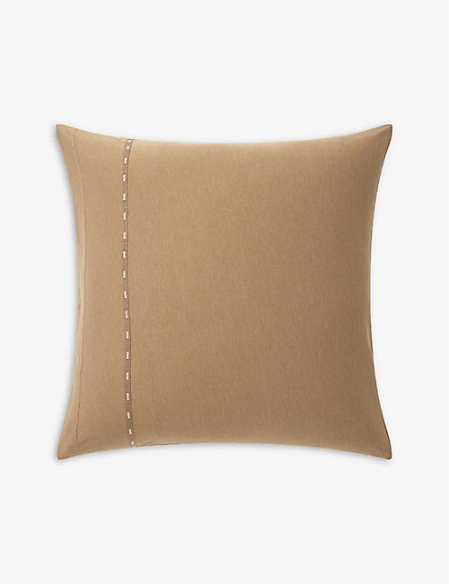 BOSS: Sense cotton-blend square pillowcase 65cmx65cm