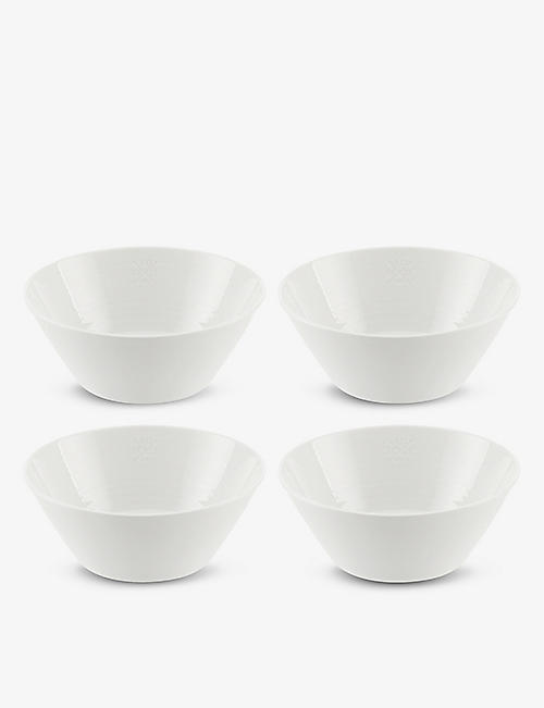 ROYAL DOULTON: 1815 Pure porcelain bowls set of four